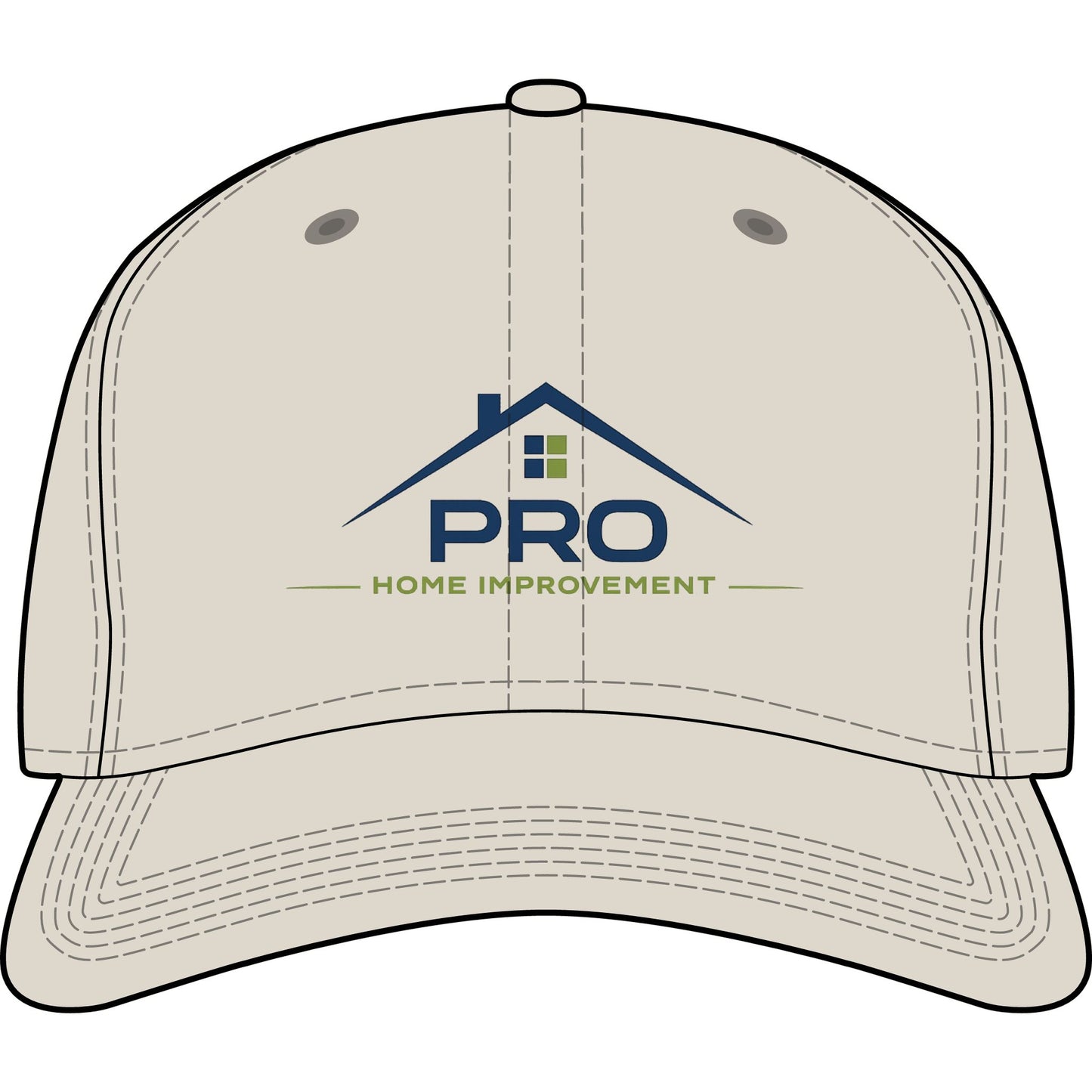 Pro Home Improvement Logo Cap – Branded Contractor Baseball Hat