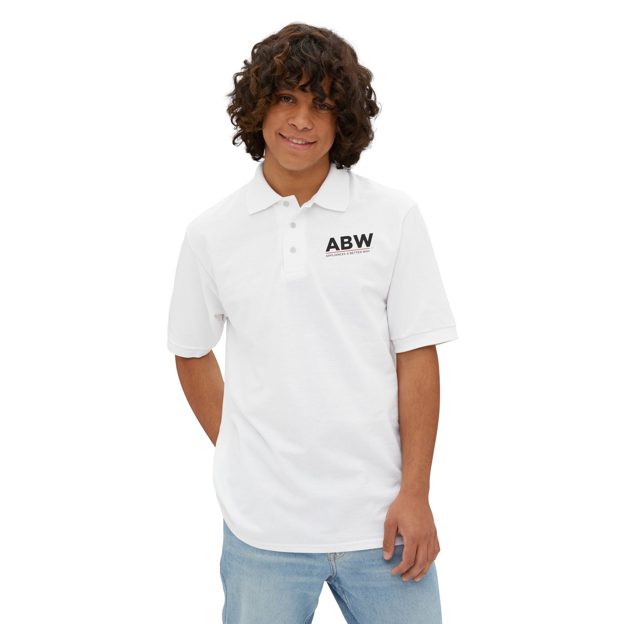 Men's ABW Logo Piqué Polo