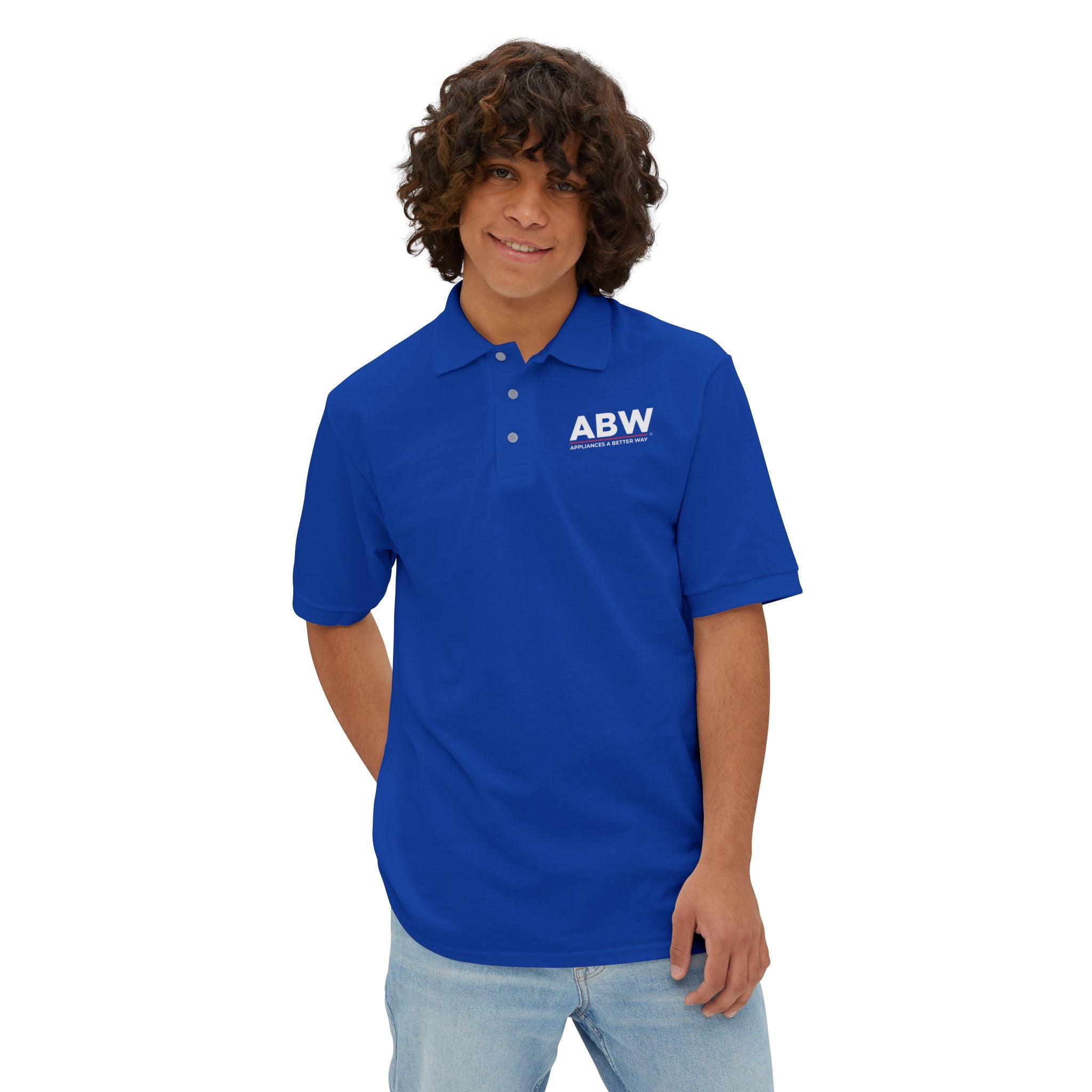 Men's ABW Logo Piqué Polo