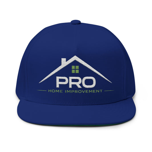 Pro Home Improvement Embroidered Flat Bill Cap