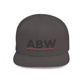 ABW Logo Flat Bill Snapback Hat — 'Appliances A Better Way' Embroidered Cap